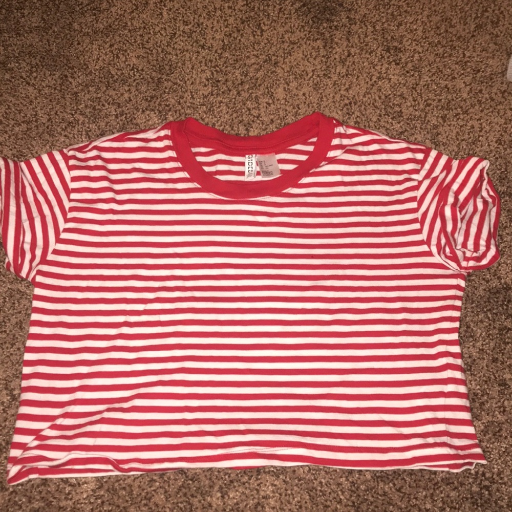 Striped Crop Top